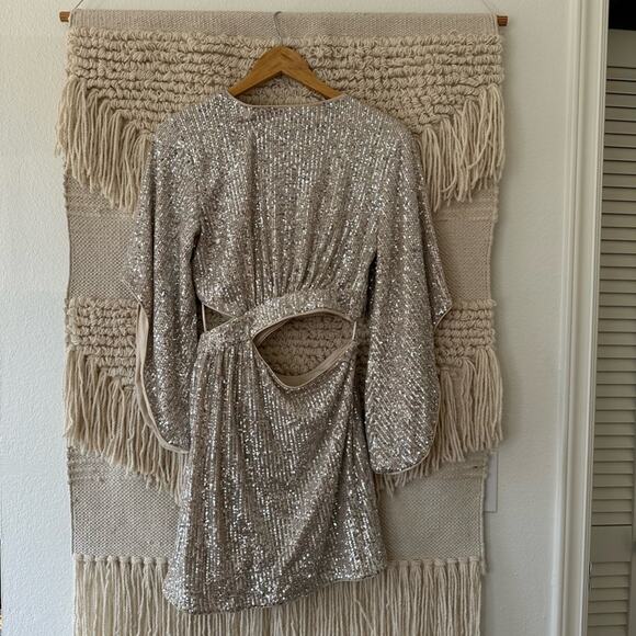 Bardot Sequin Alessandra Cutout Dress - Picture 8 of 8